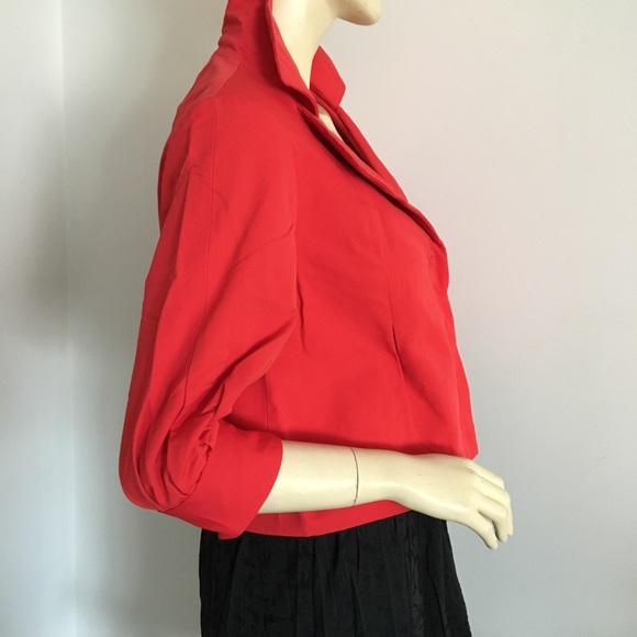 Nine West petite cropped 3/4 sleeve jacket size 4P - Picture 3 of 8